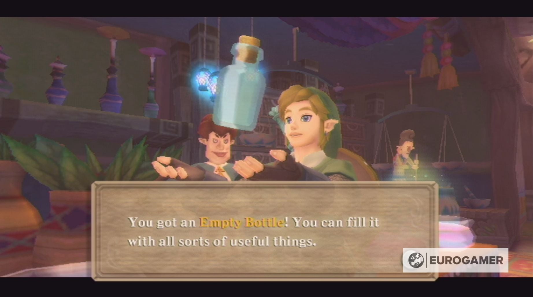 Zelda Skyward Sword Empty Bottle locations Where to get empty
